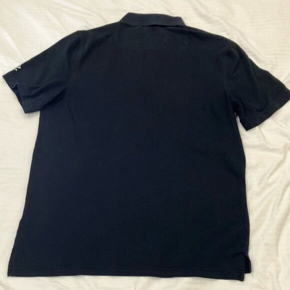 IZOD mens large golf short sleeve  Black Polo Shirt with Geometric Design - Picture 8 of 12